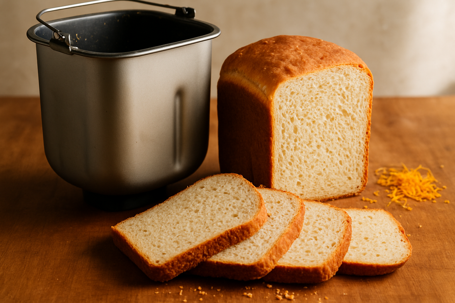 Sweet bread machine breakfast loaf